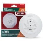 Hispec COMBi Fast Fix Mains Heat & Carbon Monoxide Detector with 10yr Rechargeable Lithium Battery Backup