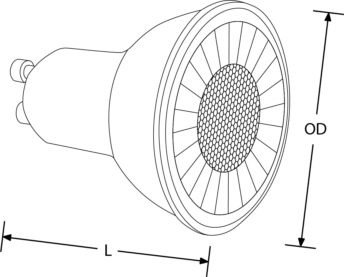 Aurora ICEâ¢ 5W 530lm 2700K GU10 - Dimmable