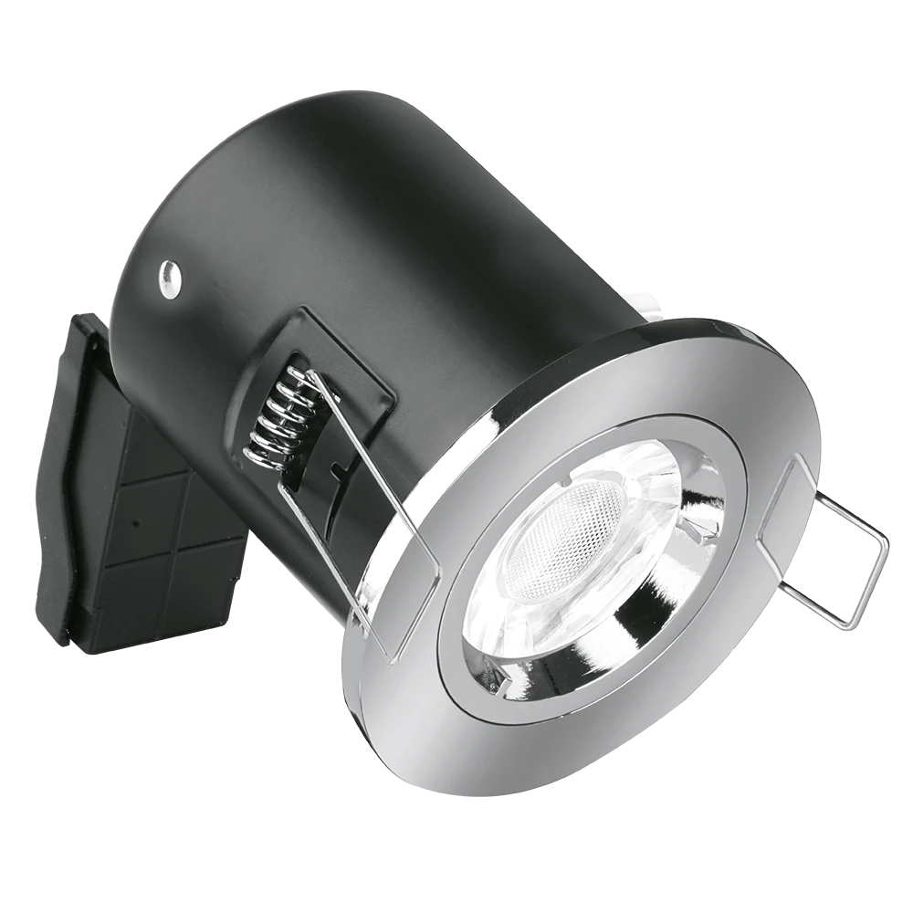 Aurora Fixed EFDâ¢ Fire Rated Downlight - Polished Chrome