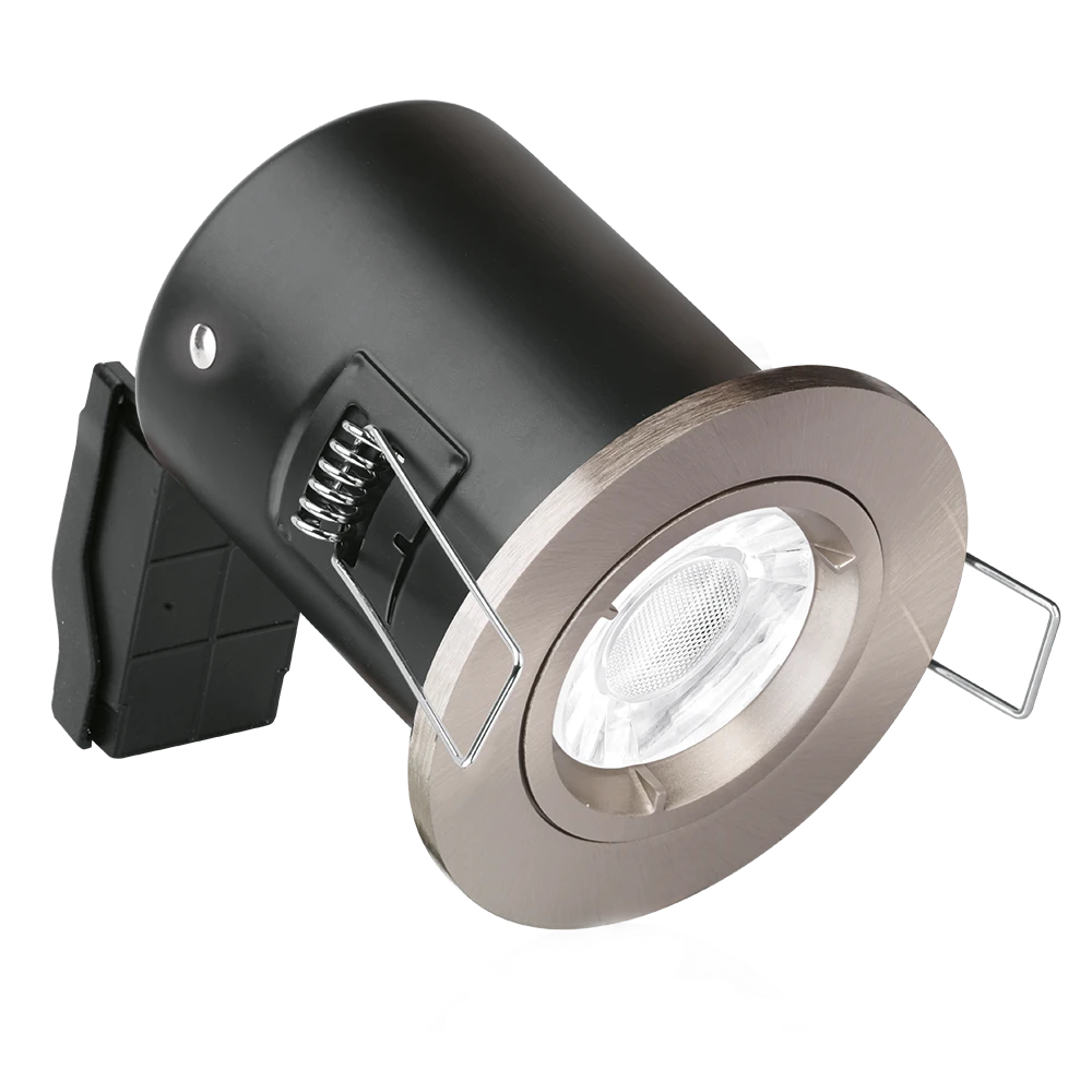 Aurora Fixed EFDâ¢ Fire Rated Downlight - Satin Nickel