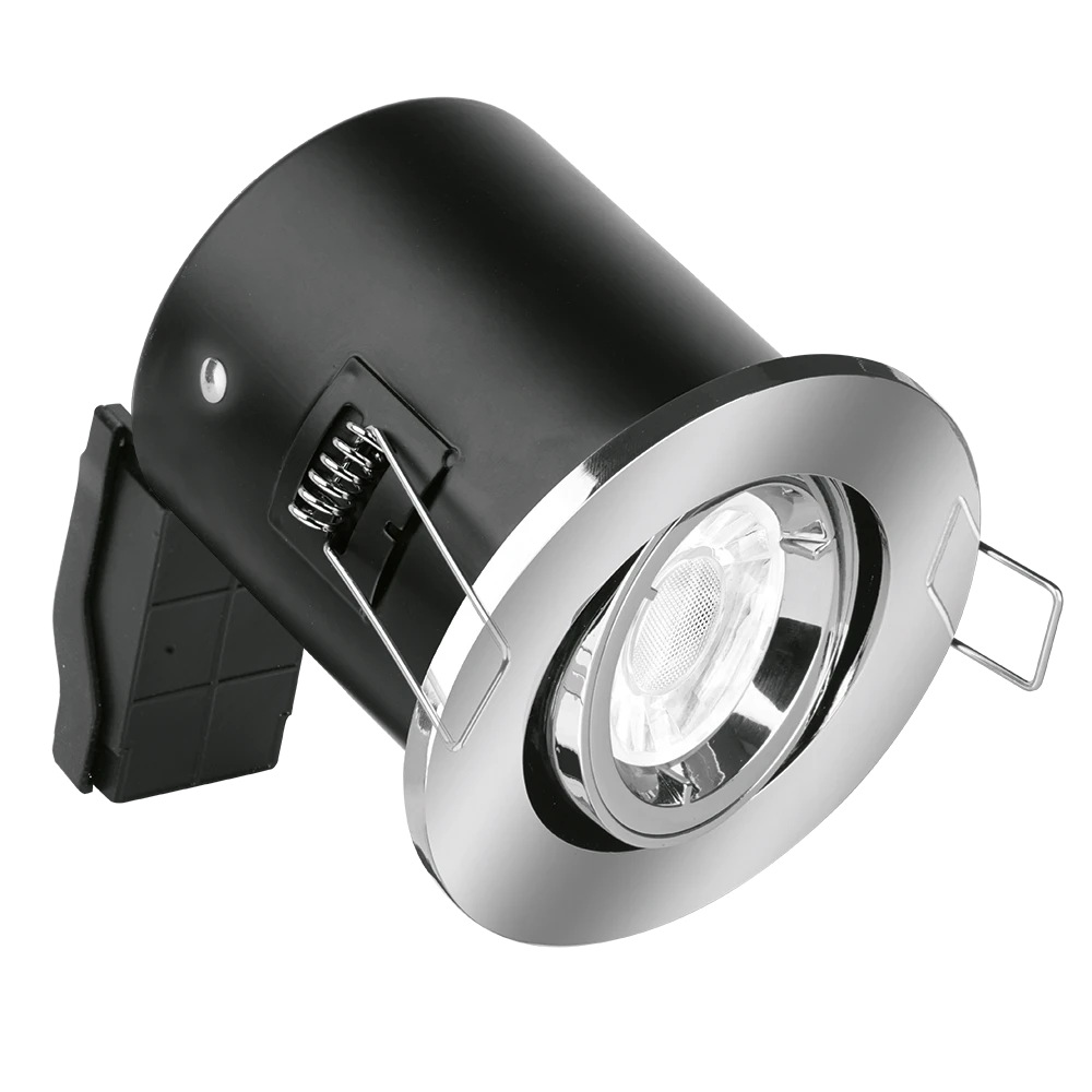 Aurora Adjustable EFDâ¢ Fire Rated Downlight - Polished Chrome