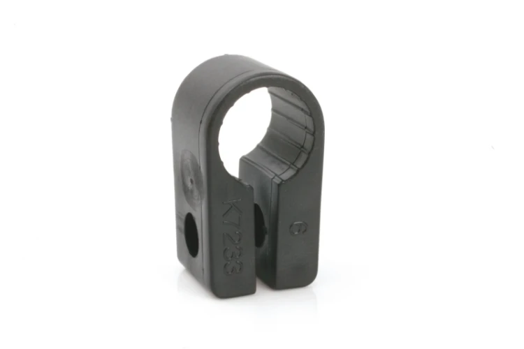 Term Tech Wrap Around Cleat 25.4mmØ Max M6 Bolt Holes Polypropylene Black (Pack of 100)