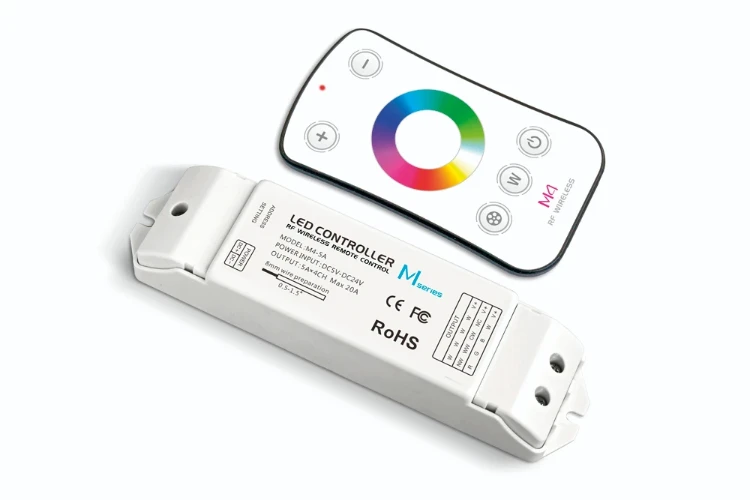 Integral Lighting Integral LED Rf Receiver And Remote Touch RGBW 5-24V Constant Voltage 100W(5V) And 240W(12V) And 480W(24V)