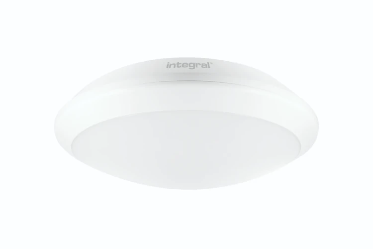Integral Lighting Integral LED Tough Shell+ Bulkhead Emergency 3Hr 350mm Dia IP66 2400Lm 24W 4000K IK10 120 Beam Non-Dimm White 100Lm/W