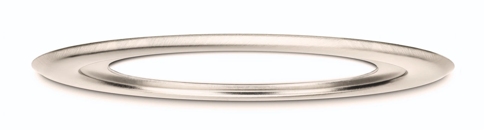 Integral Lighting Integral LED Evofire Fire Rated Downlight 70-100mm Cutout IP65 Satin Nickel Round Adapter