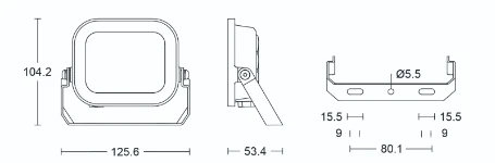 Niteflood™ LED Floodlight 10W IP65 4000K Black