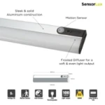 Integral LED Sensorlux Cabinet Wardrobe Light 261mm 100lm 3000K With PIR Sensor Rechargeable Battery