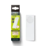 Integral LED Sensorlux Cabinet Wardrobe Light 180mm 80lm 3000K With Dual IR Hand Wave And Door Sensor Dimmable Rechargeable Battery