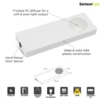 Integral LED Sensorlux Cabinet Wardrobe Light 180mm 80lm 3000K With Dual IR Hand Wave And Door Sensor Dimmable Rechargeable Battery
