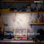 Integral LED Sensorlux Cabinet Wardrobe Light 180mm 110lm 3000K Directional With PIR Sensor Rechargeable Battery