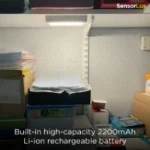 Integral LED Sensorlux Cabinet Wardrobe Light 180mm 110lm 3000K Directional With PIR Sensor Rechargeable Battery