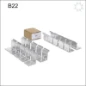 B22 VIRIDIAN DAKSPANTBEUGEL 22MM 1=20