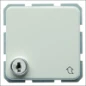  BERKER WCD RA INB 1V+SLOT IP44 PW GL
