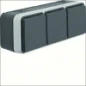  BERKER WCD 3-V HOR. +BEHUIZING W.1