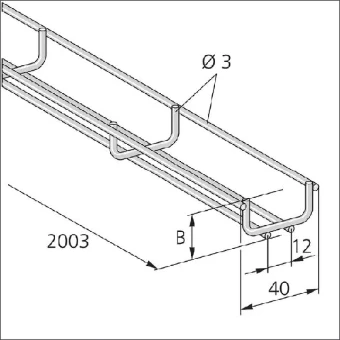 GK-40X35-V4A-UL PFLITSCH PFLITSCH KANAAL GK 40X35 V4A U