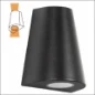  KS WANDSPOT CONE UP/DOWN ZWART