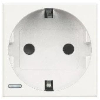 BTHD4141W BTICINO AXOLUTE WIT WANDCONTACTDOOS RA