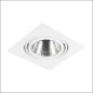  LUMIPARTS SPOT INB VIERKANT LED 3000K WT