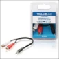  VALUELINE AUDIOKABEL 2XRCA FEMALE 0.2M