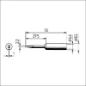 E832KD/SB ERSA SOLD STIFT 2.2MM PLAT VERLENGT