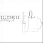 SIEMENS 3-PHASE BUSBAR FOR 4 CIRCUIT