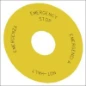 3SU1900-0BC31-0NB0 SIEMENS EMERGENCY STOP BACKING PLATE