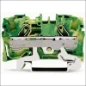 2006-1207 WAGO RAILKLEM TOPJS 2-DR 6 MM GR/GE