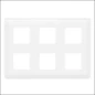  LEGRAND MOSAIC AFDEKRAAM 2X3X2 MOD WIT