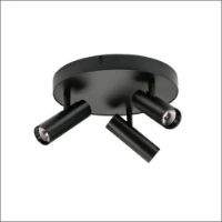 SGLIGHTING, Tube Micro Trio zwart 2000-2800K