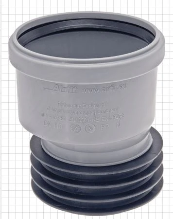 Airfit PP excentrische insteekmof MF 110 x 110 mm