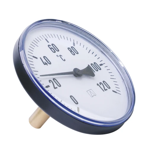 THERMOMETRE EURO INDEX 100 X 1/2 MM -20/+60degr axiaal-45 mm