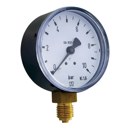 MANOMETRE EURO INDEX 63MM X 1/4 -1/0 bar radial