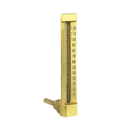 THERMOMETRE MACHINE EURO INDEX 150MM - 1/2 0/+120g sonde 65mm - modele equerre