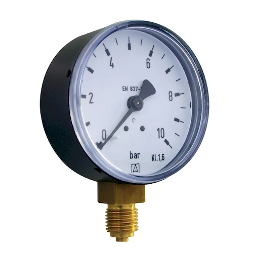 Euro-Index manomètre radial 63 mm x 1/4 - 0/10 bar