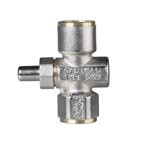Euro-Index drukknopkraan FF 1/2 x 1/2 - voor gasmanometer