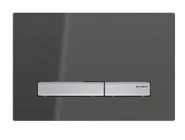 Geberit Sigma 50 plaque de commande - vert fumée - avec 2 touches