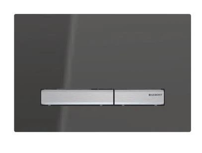 Geberit Sigma 50 plaque de commande - vert fumée - avec 2 touches