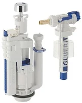 Geberit Unifill méchanisme de remplacement 1 touche avec robinet flotteur pour réservoir céramique bouton/rinçage