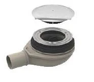 Geberit Uniflex siphon de douche 90 mm - chromé - incl set de finition - garde d'eau 30 mm