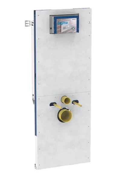 Geberit Duofix bâti-support pour wc suspendu pour maçonnerie 3/4of6/7,5l sans plaque de commande+réservoir encastré Sigma