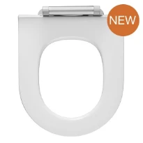 Pressalit Solid Pro siège des toilettes sans couvercle - blanc antibacterieel - softclose