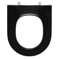Pressalit Objecta Pro siège des toilettes sans couvercle - noir antibacterieel