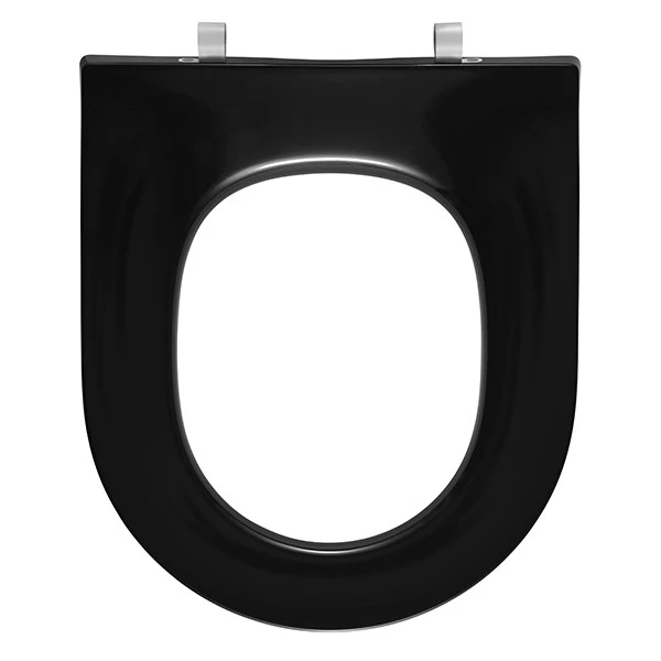 Pressalit Objecta Pro siège des toilettes sans couvercle - noir antibacterieel