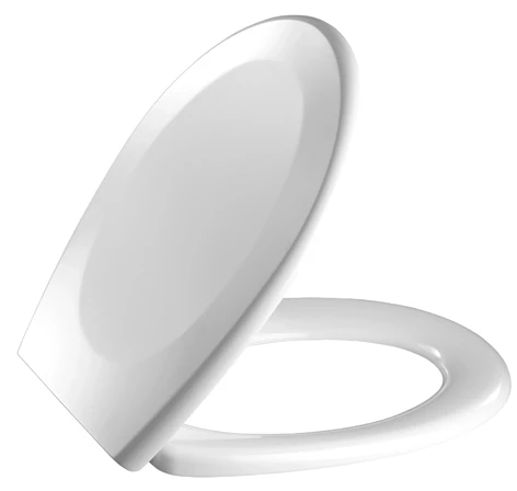 Procasa Uni 500 toiletzitting - wit - scharnier inox