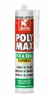 Griffon Poly Max Crystal MS-polymère kit 310 ml - transparent