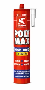 Griffon Poly Max High Tack MS-polymère kit 310 ml - blanc