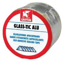 Griffon Glass-Tic 100 tape aluminium (rouleau 10m) 100 mm - prix par rouleau