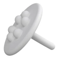 Clou Wash Me bouchon en silicone blanc