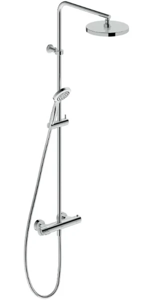 Duravit B1 colonne de douche chromé thermostatique - Douche de tête - douchette - flexible