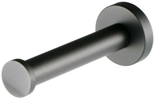 Geesa Nemox reservetoiletrolhouder 300 x 200 mm - zwart mat